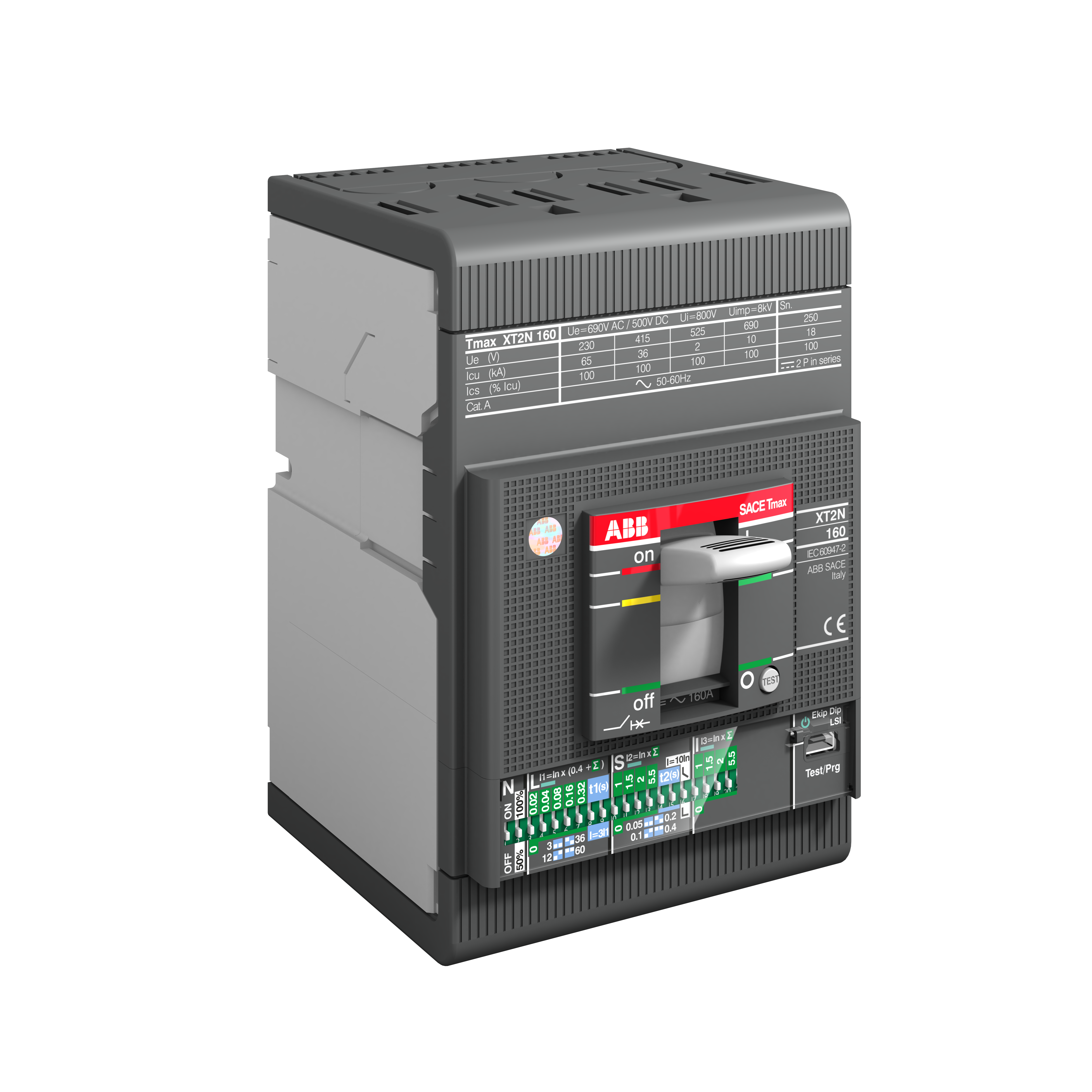Featured image for “XT2H 125 Ekip LSIG In=10A 3p F F UL/CSA”