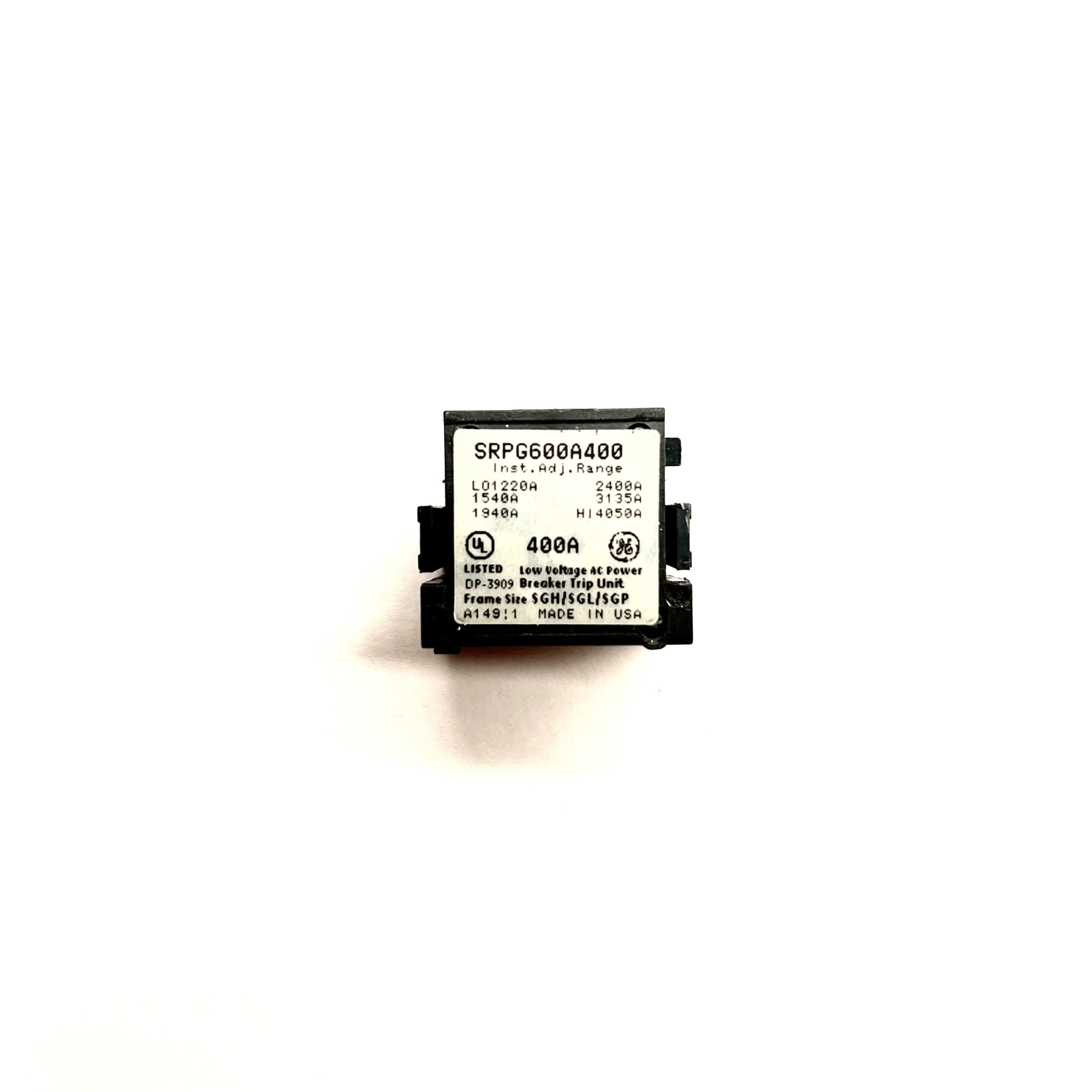 Featured image for “SRPG600A400 RATING PLUG 600 AMPERES MCA GE”