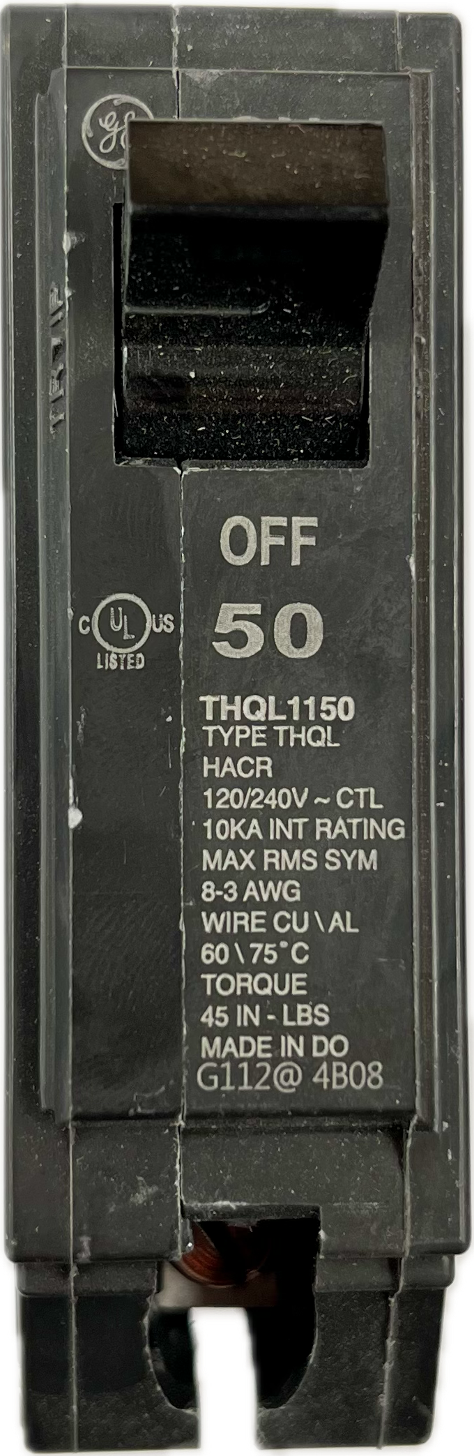 Featured image for “THQL 1150 Interruptor 1P 50A GE”