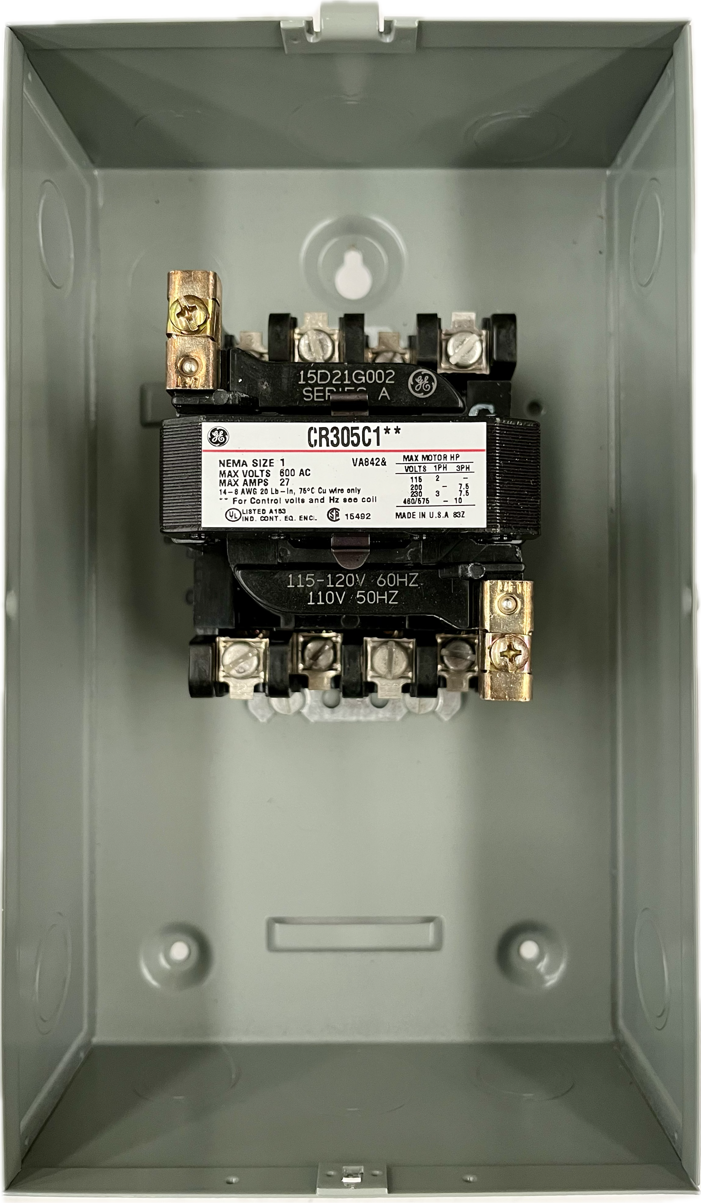 Featured image for “CR305C102 Contactor T-1 BOBINA 110V GE”