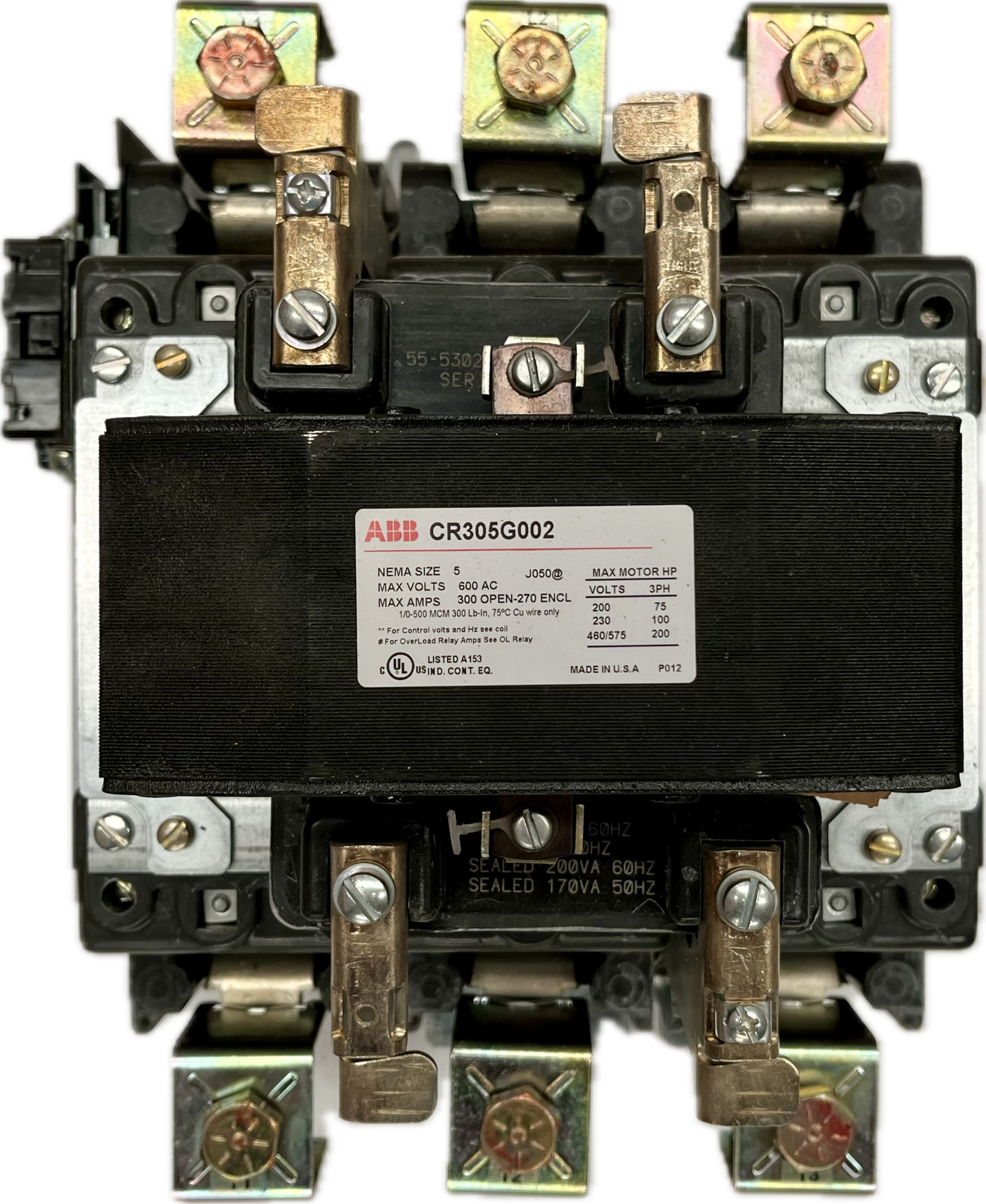 Featured image for “CR305G002 CONTACTOR T-5 BOBINA 110V GENERAL ELECTRIC”