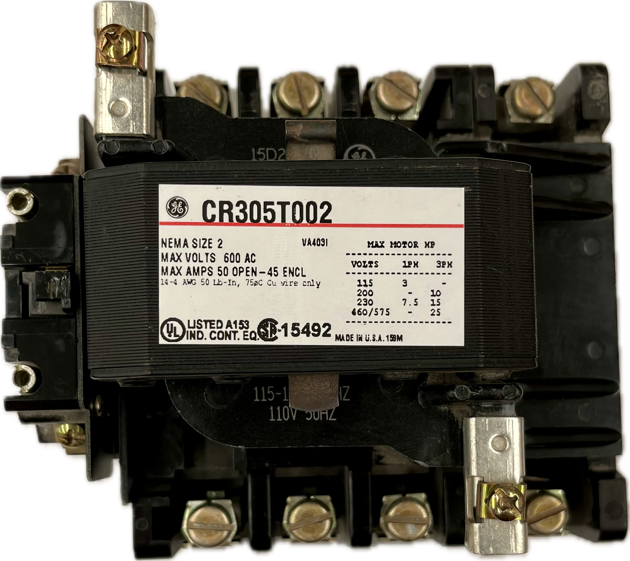Featured image for “CR305T002 Contactor GE”