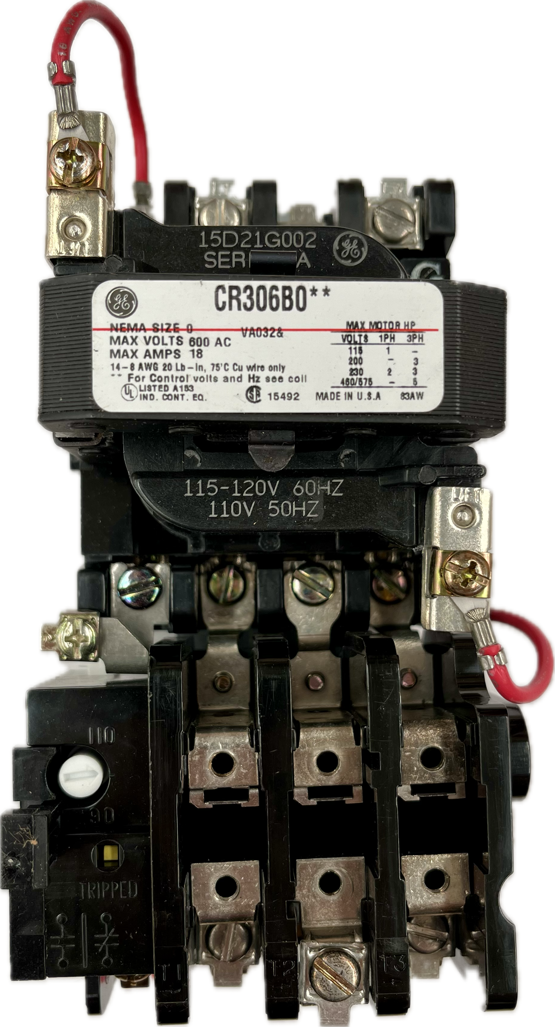 Featured image for “CR306B002 Contactor T-0 sin Caja GE”