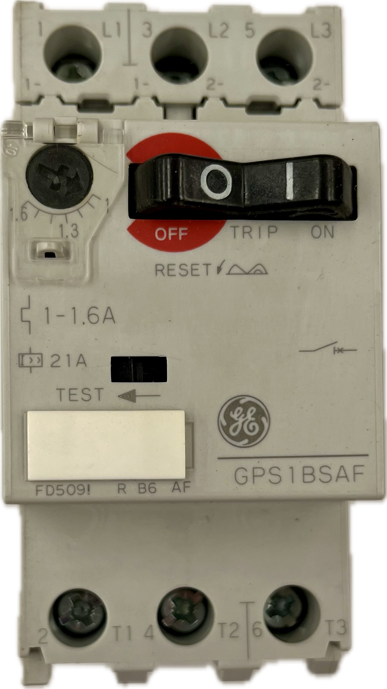 Featured image for “GPS1BSAF Interruptor PROT. 1-1.6 STAND GE”