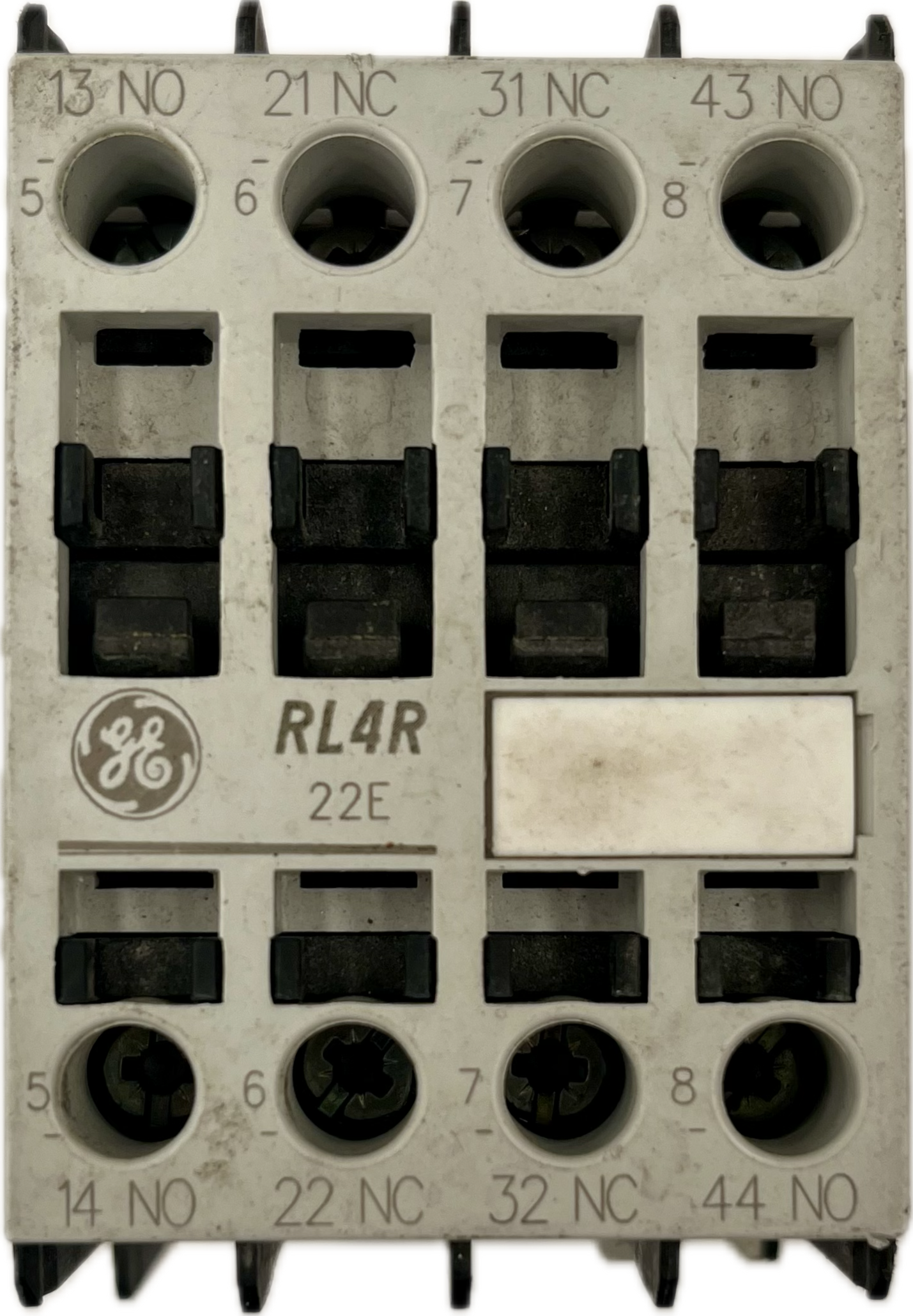 Featured image for “RL4RA022TJ Contactor Auxiliar 20A 2NA-2NC 120VAC MARCA GE”