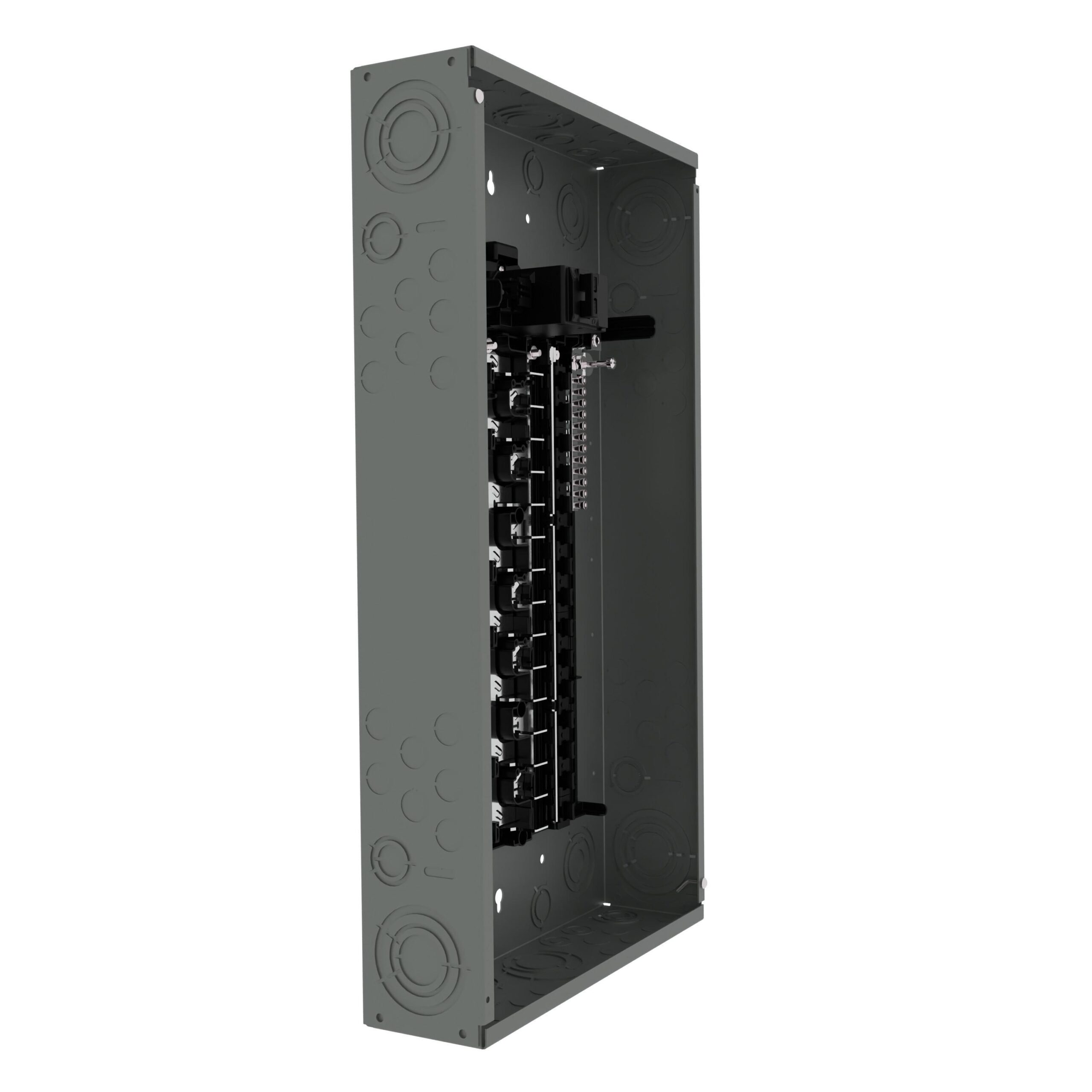 Featured image for “CENTRO DE CARGA ENSAMBLADO CON 30 ESPACIOS/30 CIRCUITOS, 1 FASE, 3 HILOS, 120/240 V, 100 A, NEMA 1, SERIE SN SIEMENS”